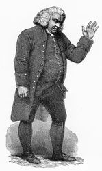 Dr Johnson, anglický literát, c1780
