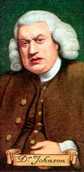 Dr. Johnson, převzato ze série cigaretových karet, 1935