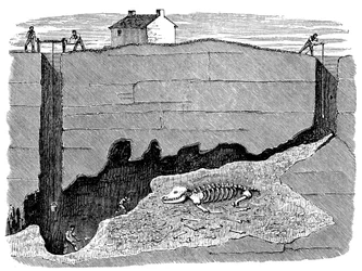 Dream Lead Mine, poblíž Wirksworth, Derbyshire, 1881