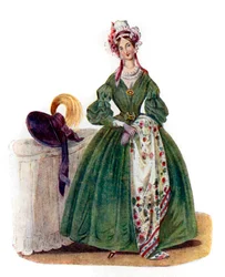 Šaty bez umění, 1836, 1904