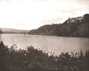 Hrad Dromana, hrabství Waterford, Irsko, 1894.