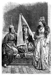 Drúzská princezna a dáma Libanonu, 1895