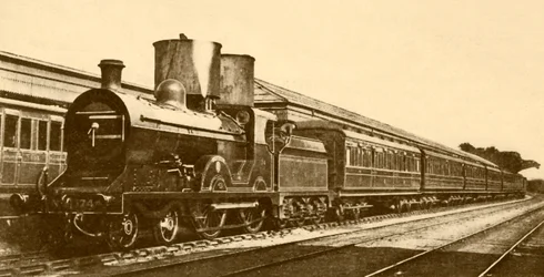 Dublin-Belfast Express, železnice Great Northern of Ireland, 1930.