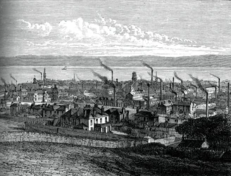 Dundee, Skotsko, c1880