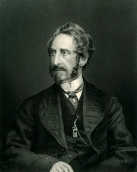 Edward G.E.L. Bulwer-Lytton, Lord Lytton, 1850, c1884.