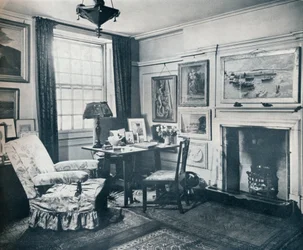 Obývací pokoj Edwarda Marshe, c1934