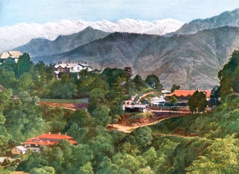 Elysium Hill, Simla, Indie, počátek 20. století