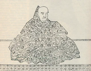 Japonský císař Go-Uda, za jehož vlády byla zničena mongolská armáda, 1907