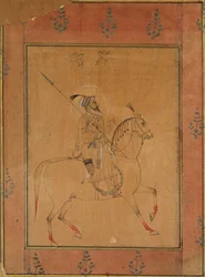 Císař Shah Jahan, konec 17. století.