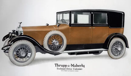 Uzavřený pohon Rolls-Royce kabriolet s prodloužením uzavřen, c1910-1929