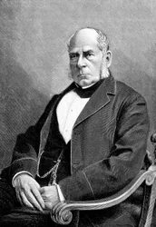 Anglický inženýr a vynálezce Sir Henry Bessemer 1813-1898