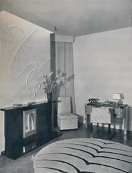 Vstupní hala navržená Duncanem Millerem, Londýn, Anglie, 1936