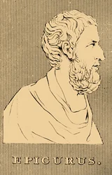 Epikuros, 341-270 př.nl, 1830.