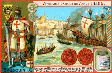 Epizody v historii Belgie až do 13. století: Baldwin I. Konstantinopole, c1900