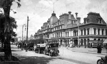 Estacion Constitucion, Buenos Aires, Argentina, 20. léta 20. století