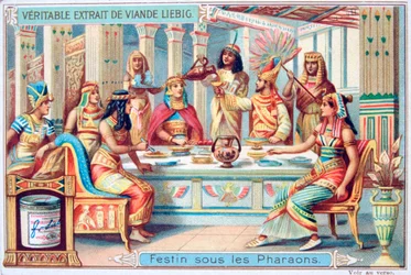 Svátek v době faraonů, starověký Egypt, c1900