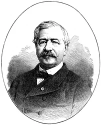 Ferdinand de Lesseps, francouzský diplomat a podnikatel 19. století, 1900