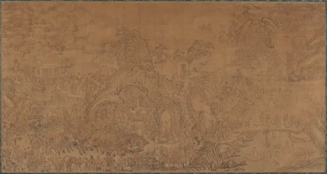 Pět set Luohanů, dynastie Ming, 16.–17. století.