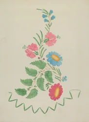 Květinové motivy, 19351942.