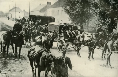 Jídlo pro obránce Liége, 1919.