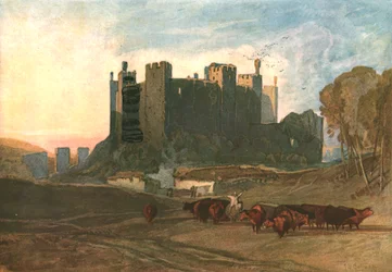 Hrad Framlingham, 1828, c1900.