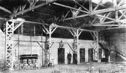 Francie: Interiér The Church Army Club. Německo, Bickendorf - 1919