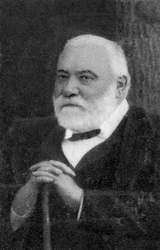 Francisque Sarcey , francouzský novinář a dramatik, konec 19. století