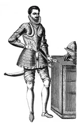Francois, vévoda z Anjou a Alenconu, v damaskované zbroji, 16. století, 1870