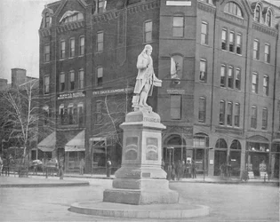 Franklin Statue, Washington, DC, c1897.