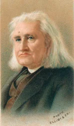 Franz Liszt 1811-1886, maďarský pianista a skladatel, 1911