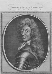 Fridrich vévoda ze Schombergu, 1785.