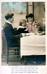 Francouzská pohlednice, c1900