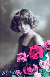 Francouzská pohlednice, c1900
