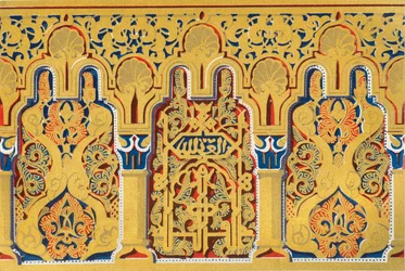 Frieze v horní komoře, House of Sanchez, 1907.
