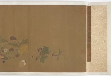 Ovoce, zelenina, květiny a hmyz, dynastie Ming, 1368-1644.