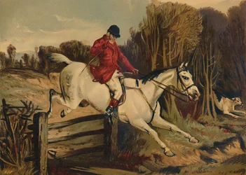 Full Cry - Tom Clarke, Huntsman of the Old Berkshire, c1879.