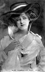 Gabrielle Ray 1883-1973, anglická herečka, začátek 20. století