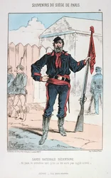 Garde Nationale Sedentaire, obléhání Paříže, 1870-1871