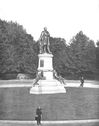 Garfieldova socha, Washington DC, USA, c1900.