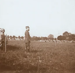 Generál Henri Gouraud, Chalons, Marne, severní Francie, c1914-c1918.