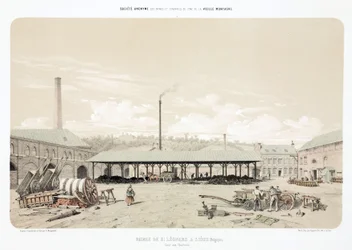 General Industrial Scenes Coal store, St Leonard, Lutych, Belgie