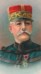 Generál Maurice Sarrail 1856-1929, spojenecký velitel v Řecku během první světové války, 1917