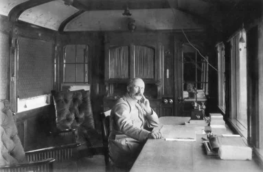 Generál Philippe Petain, velitel druhé francouzské armády, Verdun, Francie, 1916