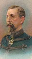 Generál Pierre Auguste Roques 1856-1920, francouzský generál a tvůrce francouzského letectva, 1917
