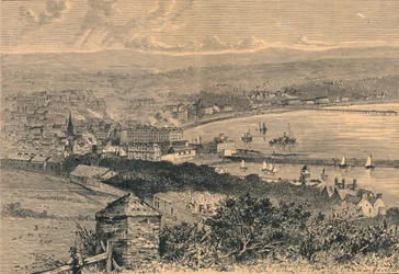 Celkový pohled na Douglas, 1880