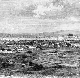 Celkový pohled na Nanking, c1890