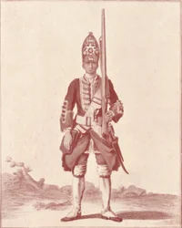 Gentleman, 7th Royal Fusiliers 1742, 1742 1909