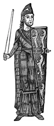 Geoffrey Plantagenet, hrabě z Anjou, polovina 12. století, 1910