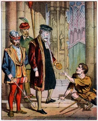 George Wishart, skotský reformátor a mučedník ze 16. století, polovina 19. století.
