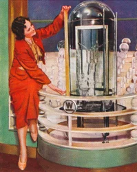 Gigantická elektrická lampa, 1938